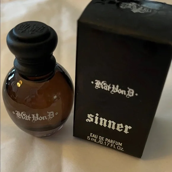 Kat Von D Sinner Perfume in Black and Brown/NEW unopened 5ml - Picture 4 of 5